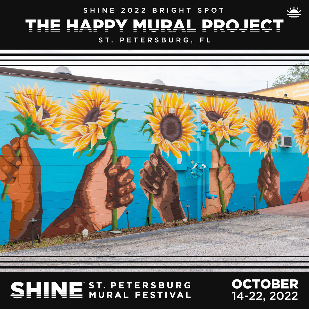 SHINE Murals in St. Pete, FL St. Pete Arts Alliance