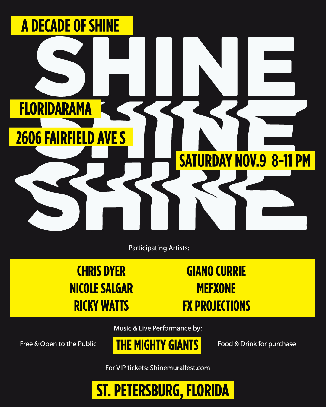 2024 SHINE Mural Festival Poster