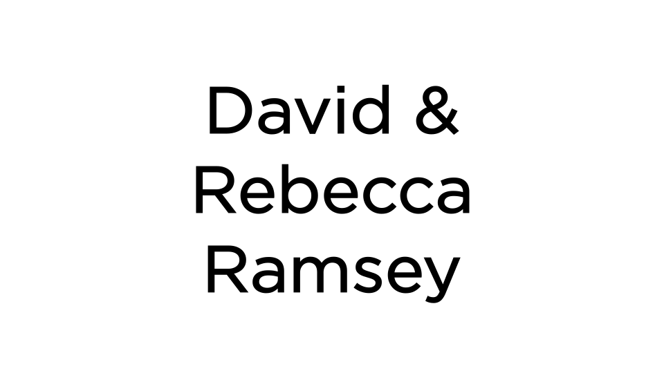 David and Rebecca Ramsey